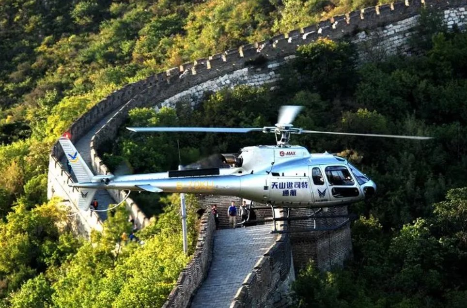 Mutianyu Great Wall Helicopter tour